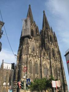 The Cologne Cathedral-- one of Germany's many, many churches
