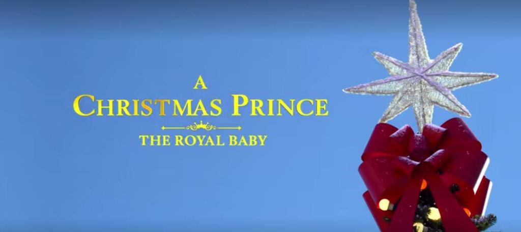 A Christmas Prince Royal Baby title card